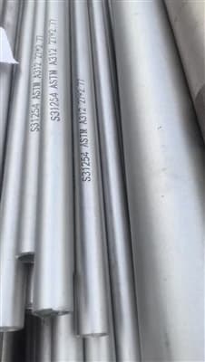Premium ASTM A312 UNS S31254 254SMO Rostfria Stålrör Skickade Till Mexiko
